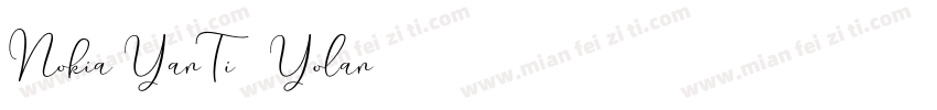 Nokia YanTi - Yolan字体转换